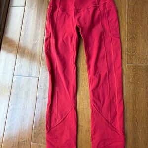 lululemon athletica Red Leggings